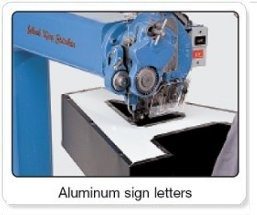 post metal stitcher_metal sign